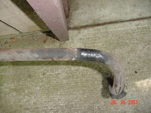 1987 Ford Bronco - Bent sway bar