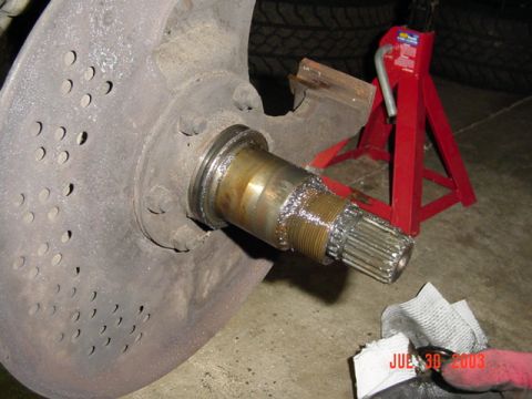 1987 Ford Bronco - Funky spindle