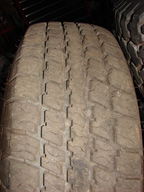 1984 Ford F-250 - This image shows a close-up view of a tire's tread pattern, with no visible vehicle or year identification.