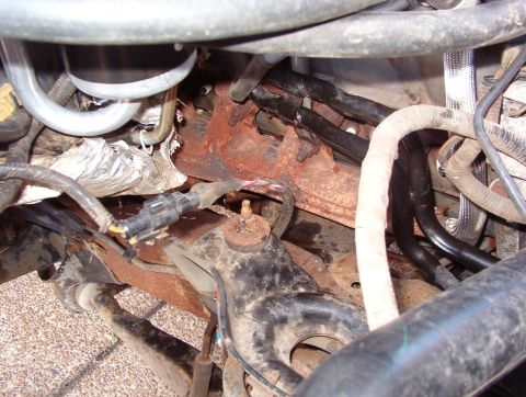 1993 Ford Bronco - This is why I pulled the wheelwell; with it in-place, none of this is visible, and it's difficult to reach. The connector in the foreground…