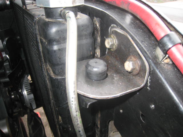 Radiator mount.