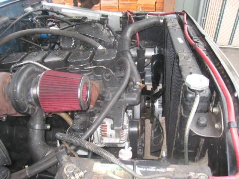 1976 Ford F-250 - Proximity of fan to rad.