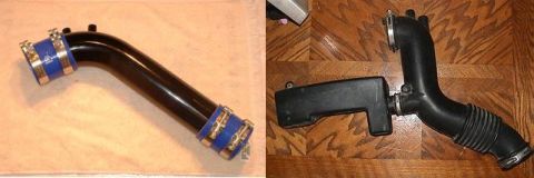 2002 Lincoln Town Car - ADTR Tube & the OEM tube.