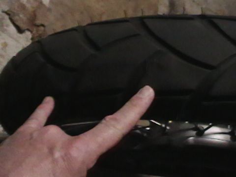 2004 BMW R1150GS ABS Adventure - Tire Failure