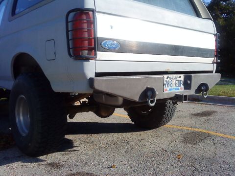 1995 Ford Bronco - after I built the bumper
