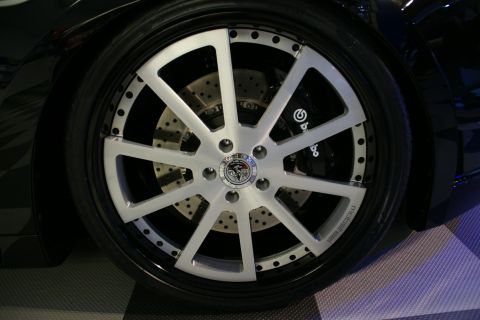 1993 Ford Taurus - Custom wheel and Brembo brakes visible on a vehicle.