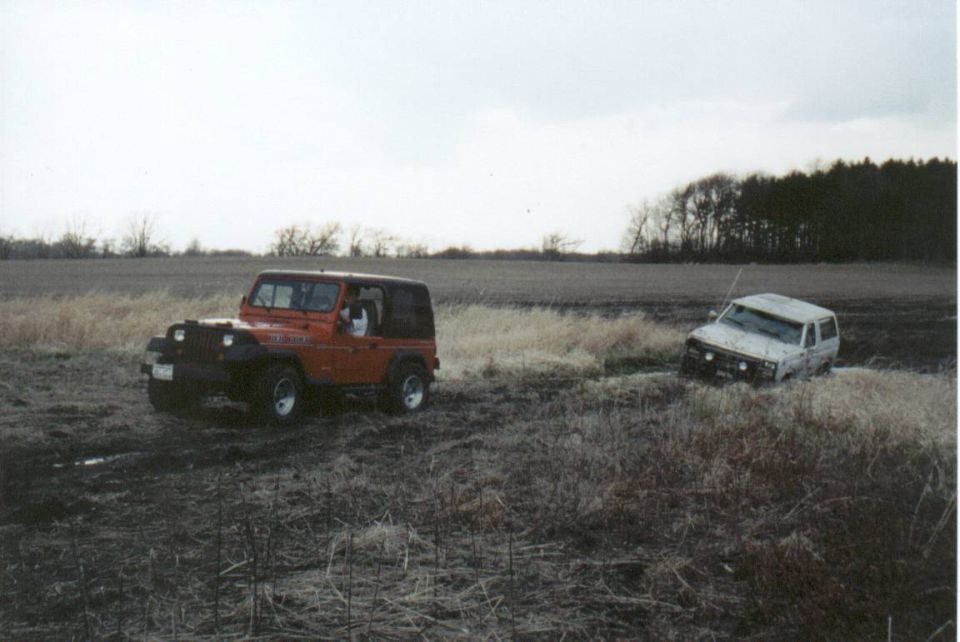 The little Jeep yanked me out more than once!