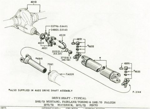 1972 Ford Ranchero - DriveshaftGroup
