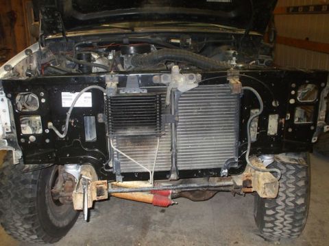1995 Ford Bronco - core support on with passenger fender