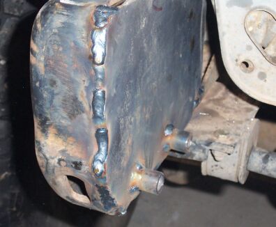 1990 Ford Bronco - Front framerail (other side obviously) boxed, DOM tubing run for front hanger