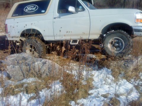 1995 Ford Bronco - at lake michigan