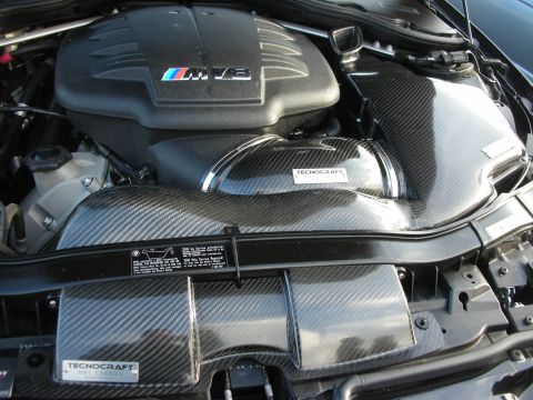 1998 Ford Crown Victoria - Engine bay details with carbon fiber components and an M V8 emblem are visible.