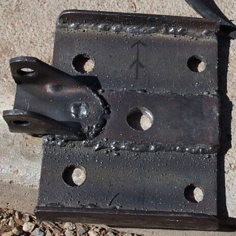 1990 Ford Bronco - I later built my own spring plate for the driver's side. 1/4" plate isn't enough, it's now bending a bit. I was so proud of these welds in…