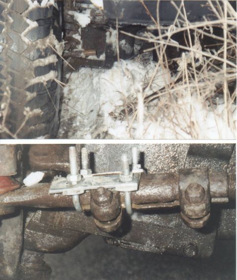 1980 Ford Bronco - My Bronco: Small steering problem while on a leasurely drive...alone...in the winter...in the snow