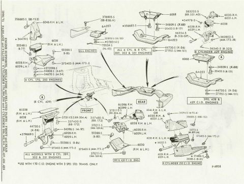 1972 Ford Ranchero - Engine Mounts 3