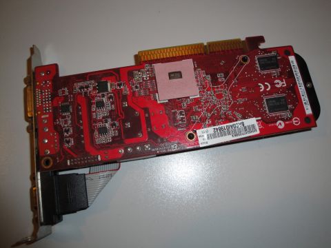 1993 Ford Taurus - Close-up of a computer graphics card showing its internal components and circuitry.