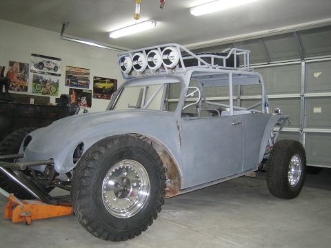 1996 Ford Bronco - This custom buggy is in primer and appears to be undergoing modifications.