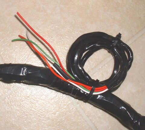 1986 Ford Bronco - 6 Wires to hook up: ORANGE = Ingition Switch Run WHITE = Oil PSI Gauge RED = Temp Gause GREEN = Tach RED&BLK = Check Engine Light