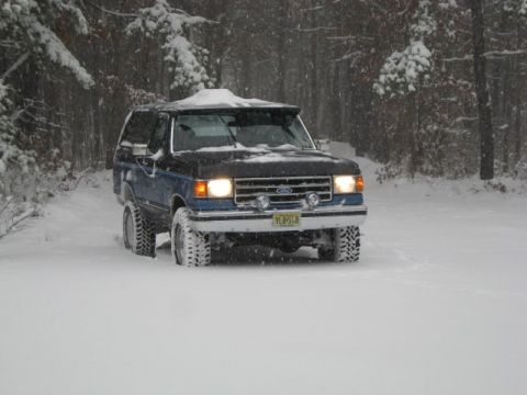 1990 Ford Bronco - Only ones to hit these trails...other than the deer & turkeys.