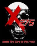 1992 Ford Mustang - This image is a graphic illustration a skull with a large red X and the number 275.