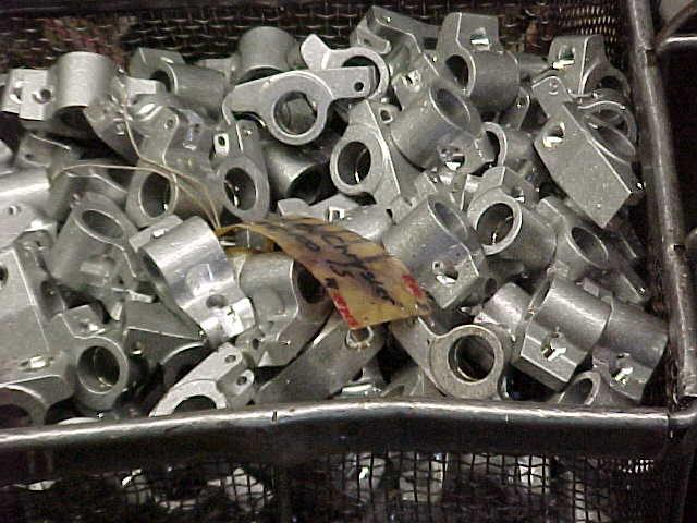Chrysler rockers Summit brand in Dove shipping area being sent out for anodizing
