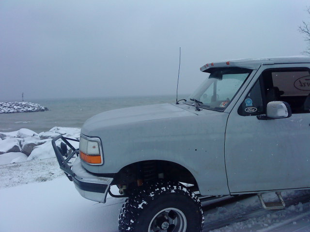 at lake Michigan