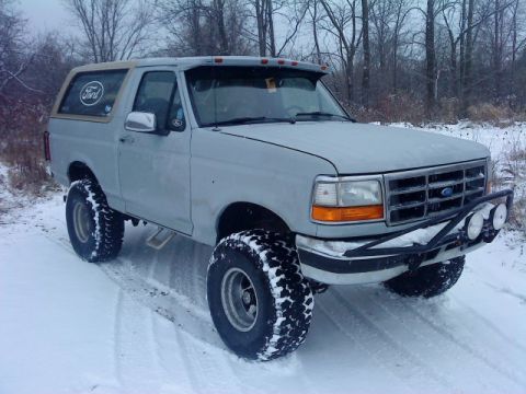 1995 Ford Bronco - at lake Michigan