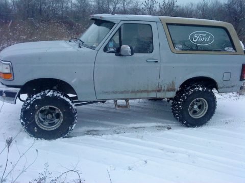 1995 Ford Bronco - at lake Michigan