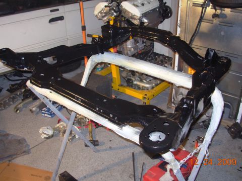 1991 Ford Taurus - I ended up using POR15 products here. That stuff works great.