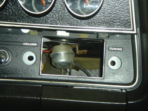 1975 Ford Ranchero - ex-radio location