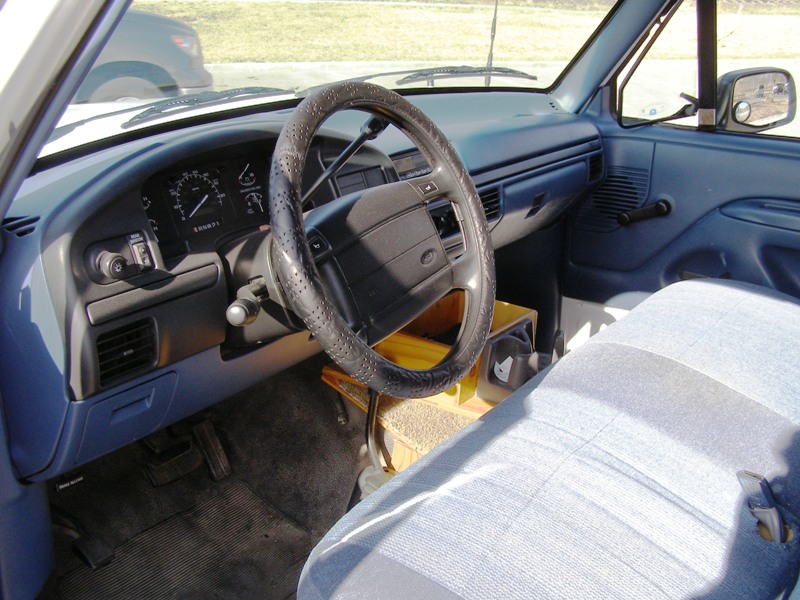 Interior...Ford Blue