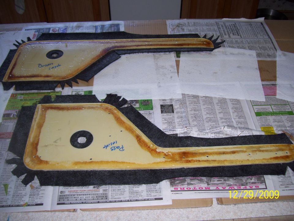Door panels with 'Driver' and 'Pass' written on them