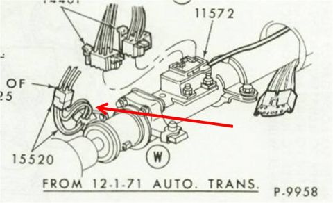 1972 Ford Ranchero - BU Switch
