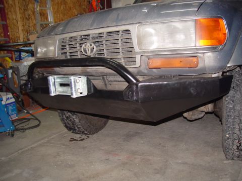 1993 Ford Bronco - Custom bumper and winch installed on a Toyota Land Cruiser, circa 1990.