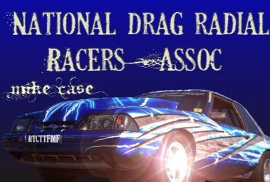 1992 Ford Mustang - A custom drag car with a distinctive lightning bolt livery is prepared for a race.