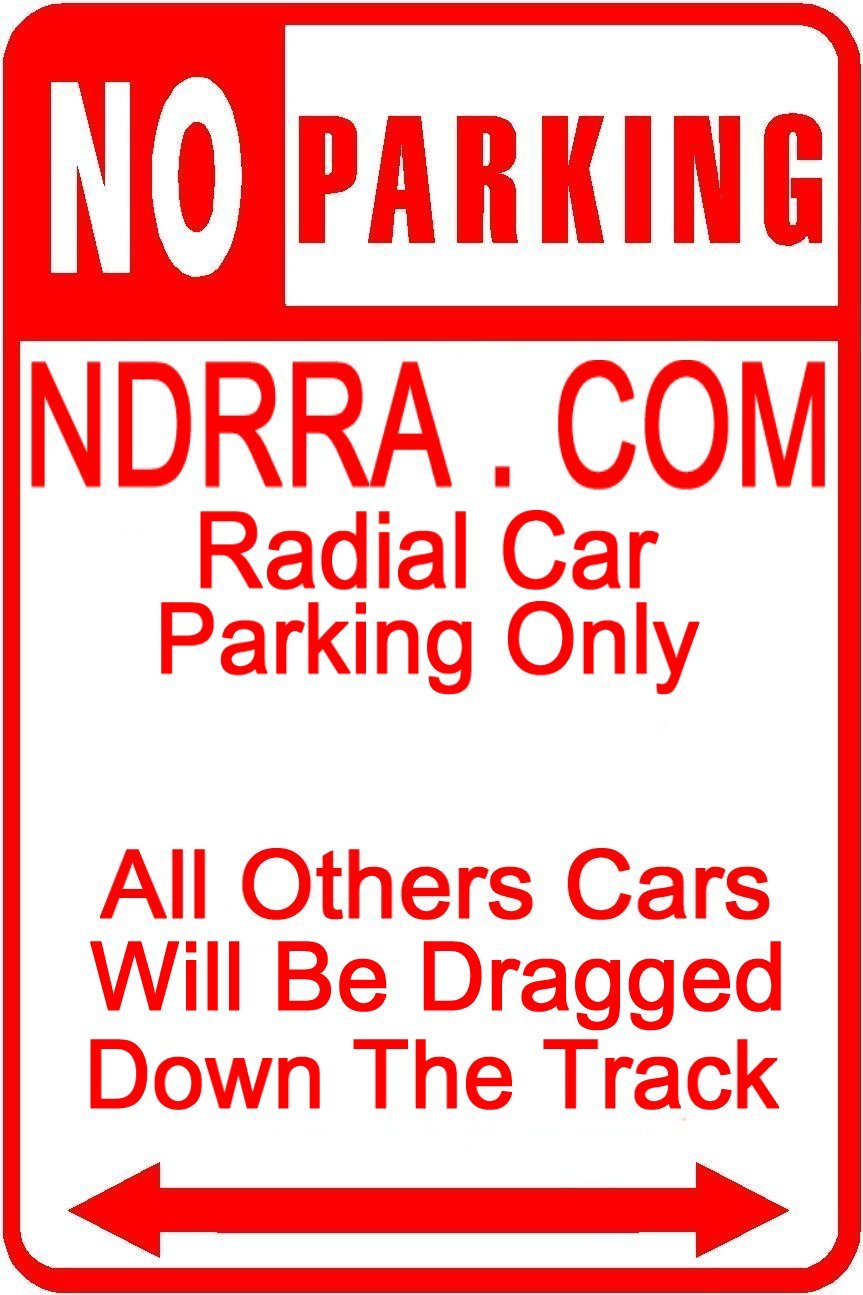 No Parking sign with NDRRA.COM and parking restrictions