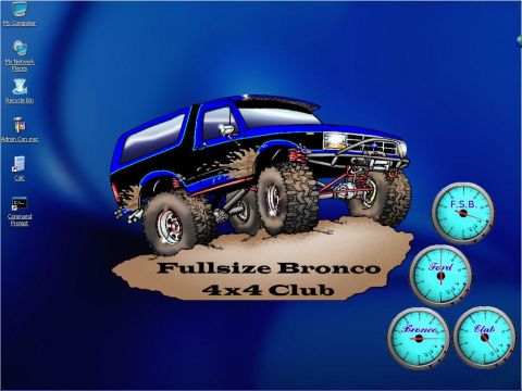 1986 Ford Bronco - This digital artwork depicts a modified Ford Bronco, likely from the 1980s, with extensive off-road modifications.
