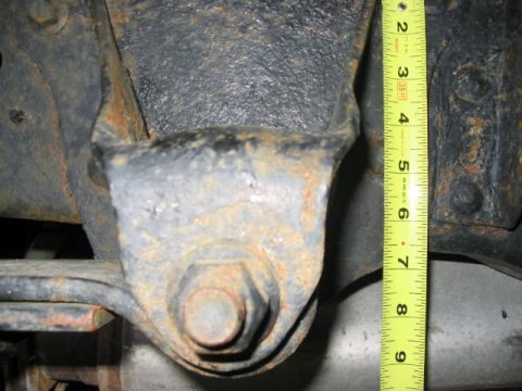 1986 Ford Bronco - This is stock hanger in Bronco