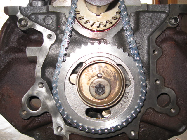 New Timing Chain. Ford could have given me better gaskets & let the mech fuel pump eccentric off.