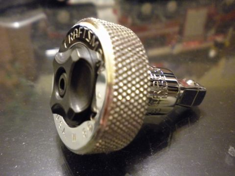 1989 Ford Bronco - Close-up view of a Craftsman ratchet part, showing its textured handle and engraved markings.