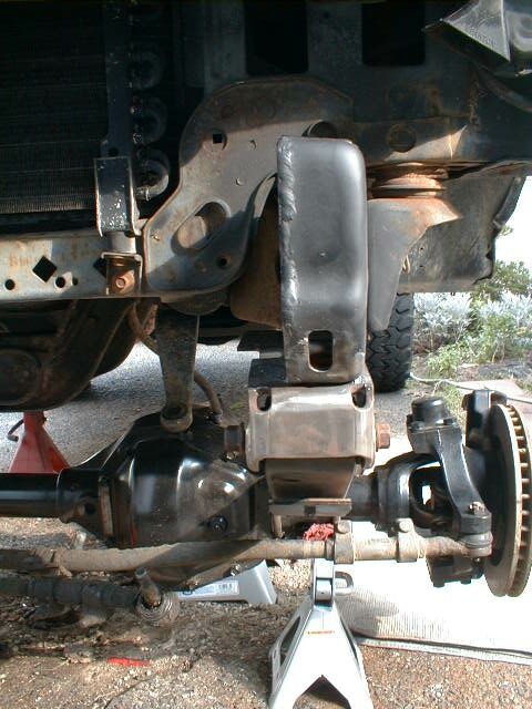 1990 Ford Bronco - front bracket placement