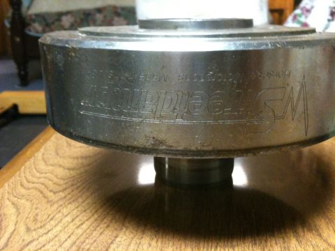 1972 Ford Ranchero - This metal component, possibly a flywheel or clutch, has manufacturer markings visible.