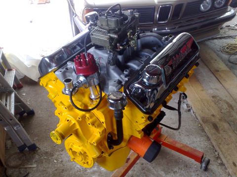 1978 Ford Bronco - Ready for putting back in the truck.Inlet manifold,carb dizzy and rocker box covers just placed on for photo