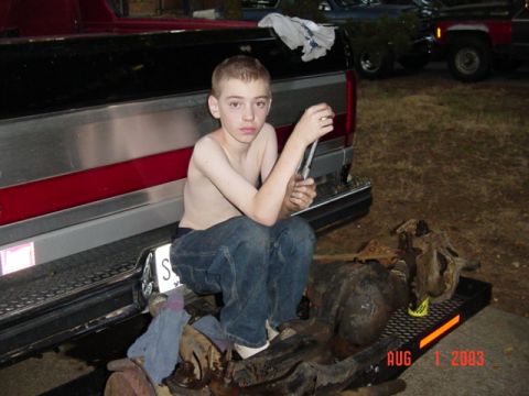1987 Ford Bronco - The boy was helping out a bit