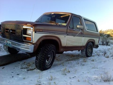1985 Ford Bronco - This 1980s Ford Bronco appears to be from the early 1980s based on its body style and grille.