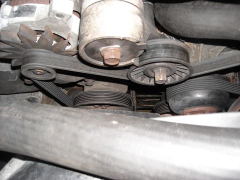 1992 Ford Bronco - That's the water pump way down there.. Looks like we need to move some things around.