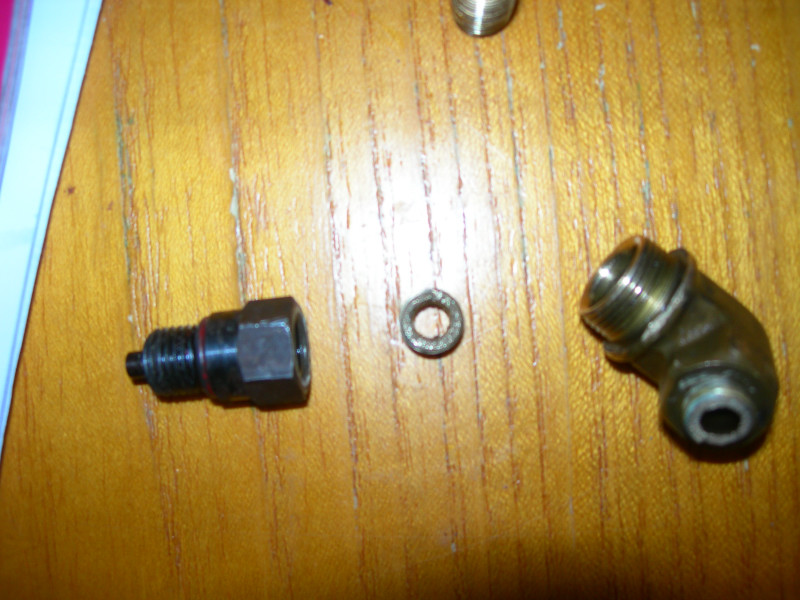 Here is the piece that  broke off in the check valve.