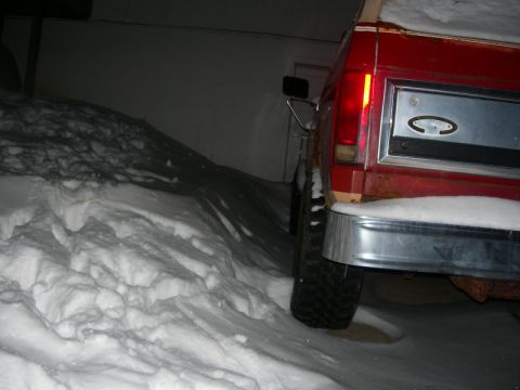 1984 Ford Bronco - The drifts were measured in feet.