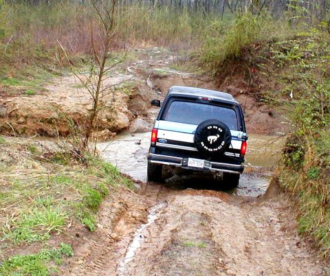 1983 Ford Bronco - Eric wants to cross this stream...