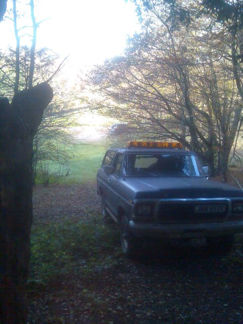 1978 Ford Bronco - and into the woods to carry on up and find some where to turn around.